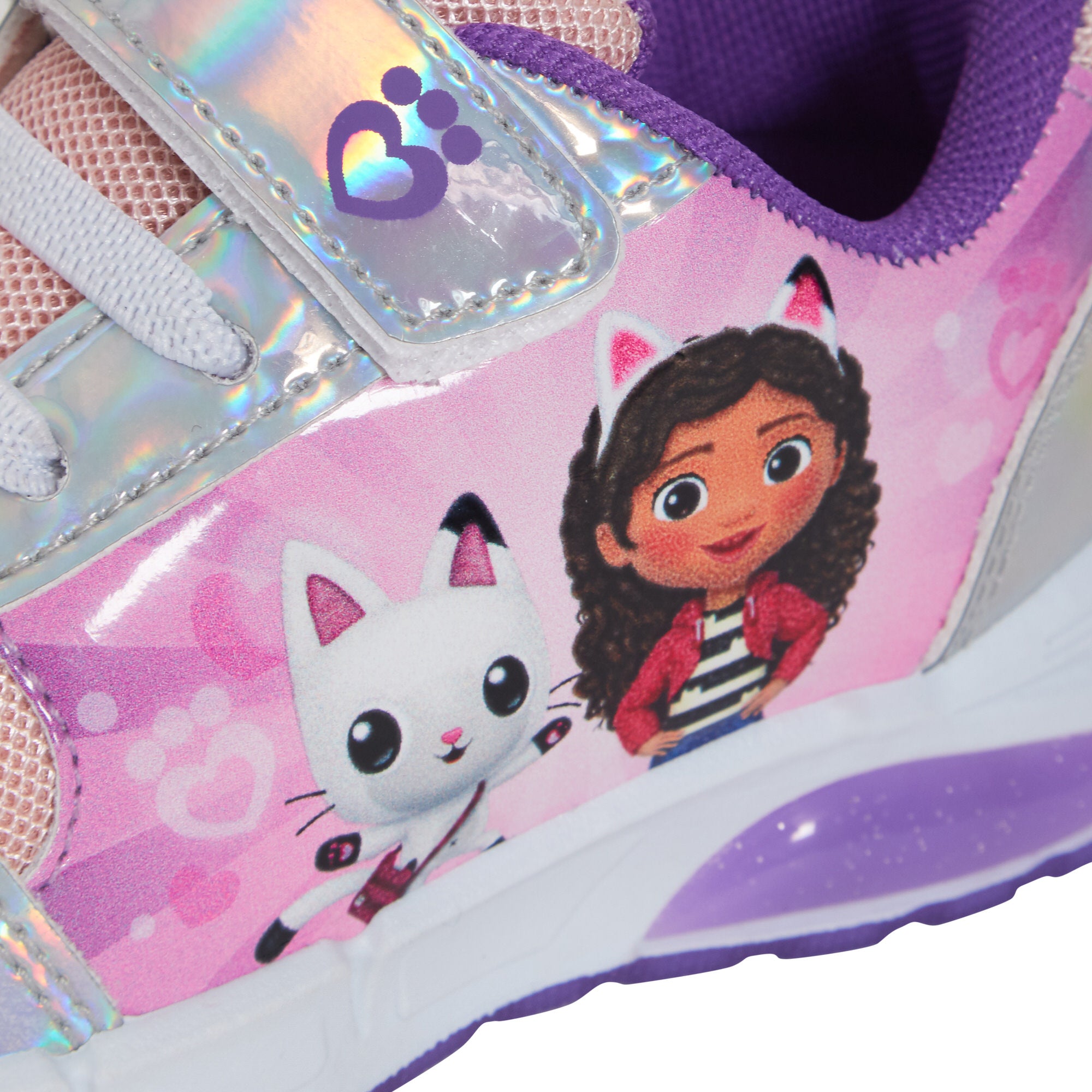 Gabby's Dollhouse Light Up Trainers For Girls Flashing Lights LED Sports Shoes