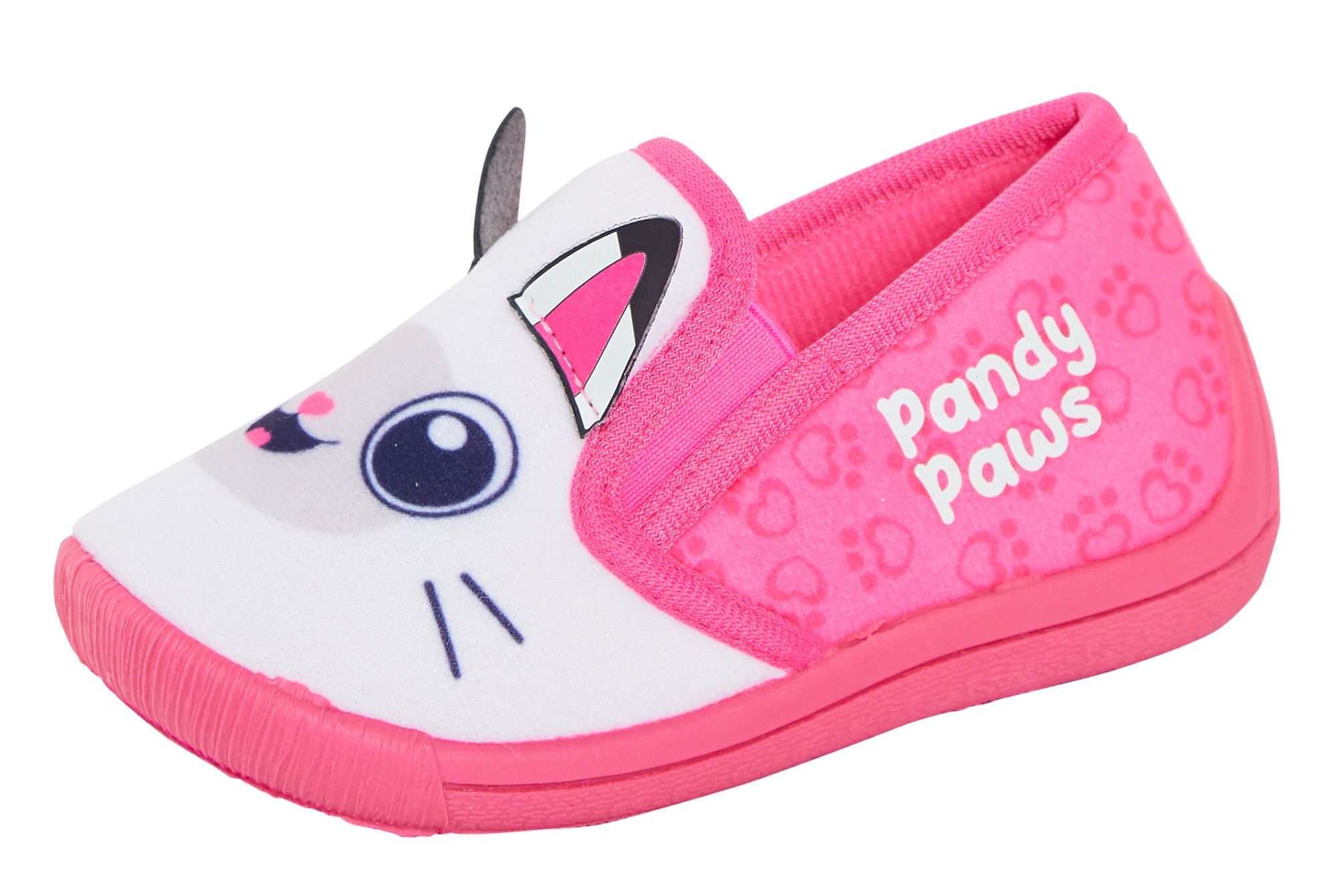 Girls Gabby's Dollhouse Pandy Paws Slippers Kids Slip On Cat Nursery House Shoes