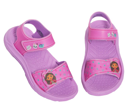Gabby's Dollhouse Sandals For Girls Summer Sliders EVA Waterproof Beach Shoes