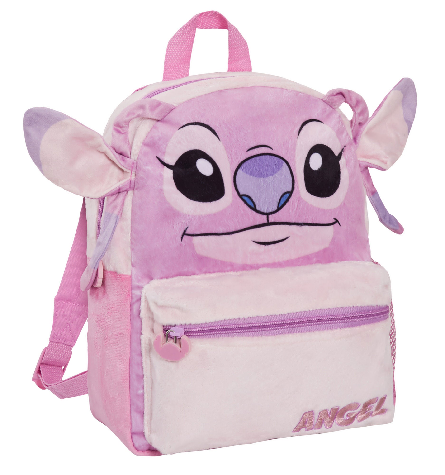 Disney Lilo And Stitch Angel Backpack For Girls Plush 3D Lunch Book Bag Gift
