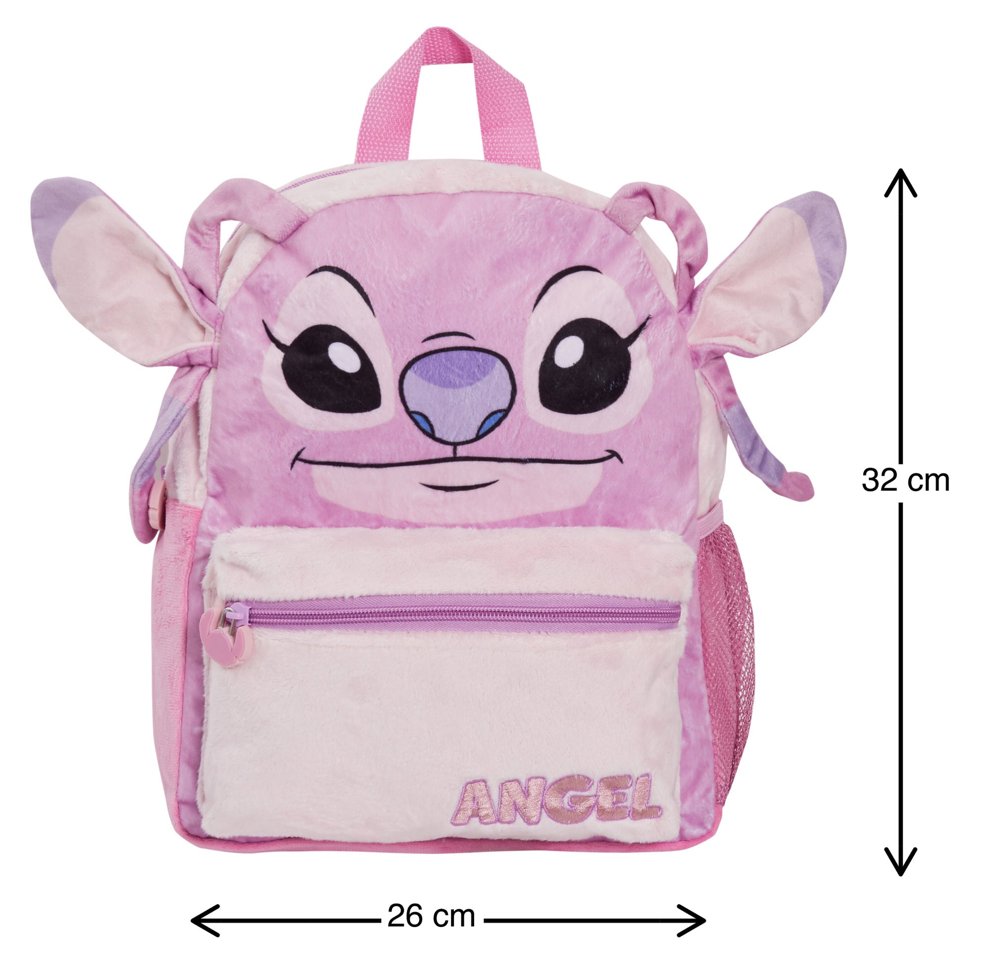 Disney Lilo And Stitch Angel Backpack For Girls Plush 3D Lunch Book Bag Gift