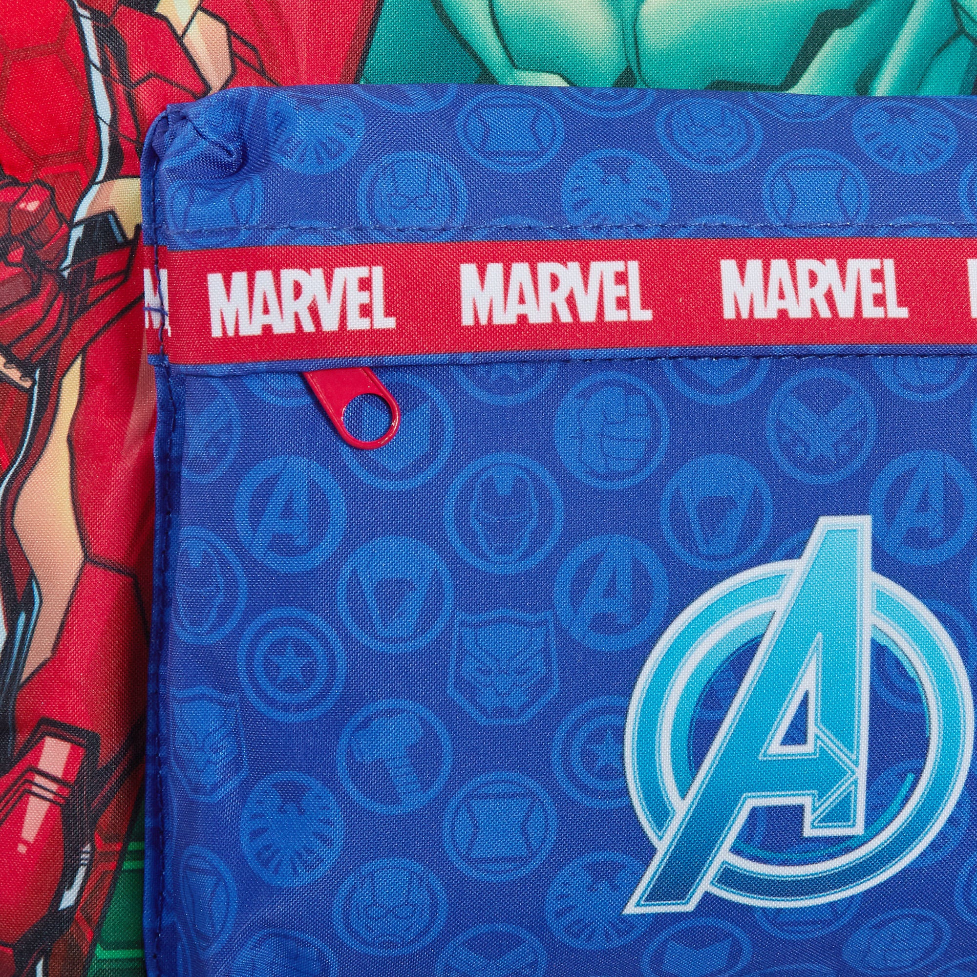 Marvel Avengers Backpack + Lunch Bag + Pencil Case Boys 3 Piece School Bag Set