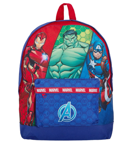 Marvel Avengers Backpack + Lunch Bag + Pencil Case Boys 3 Piece School Bag Set