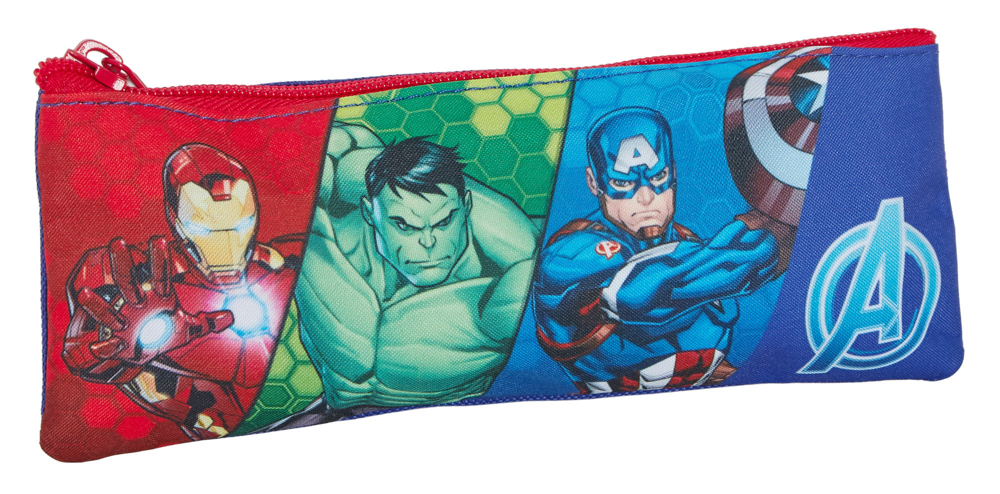Marvel Avengers Backpack + Lunch Bag + Pencil Case Boys 3 Piece School Bag Set