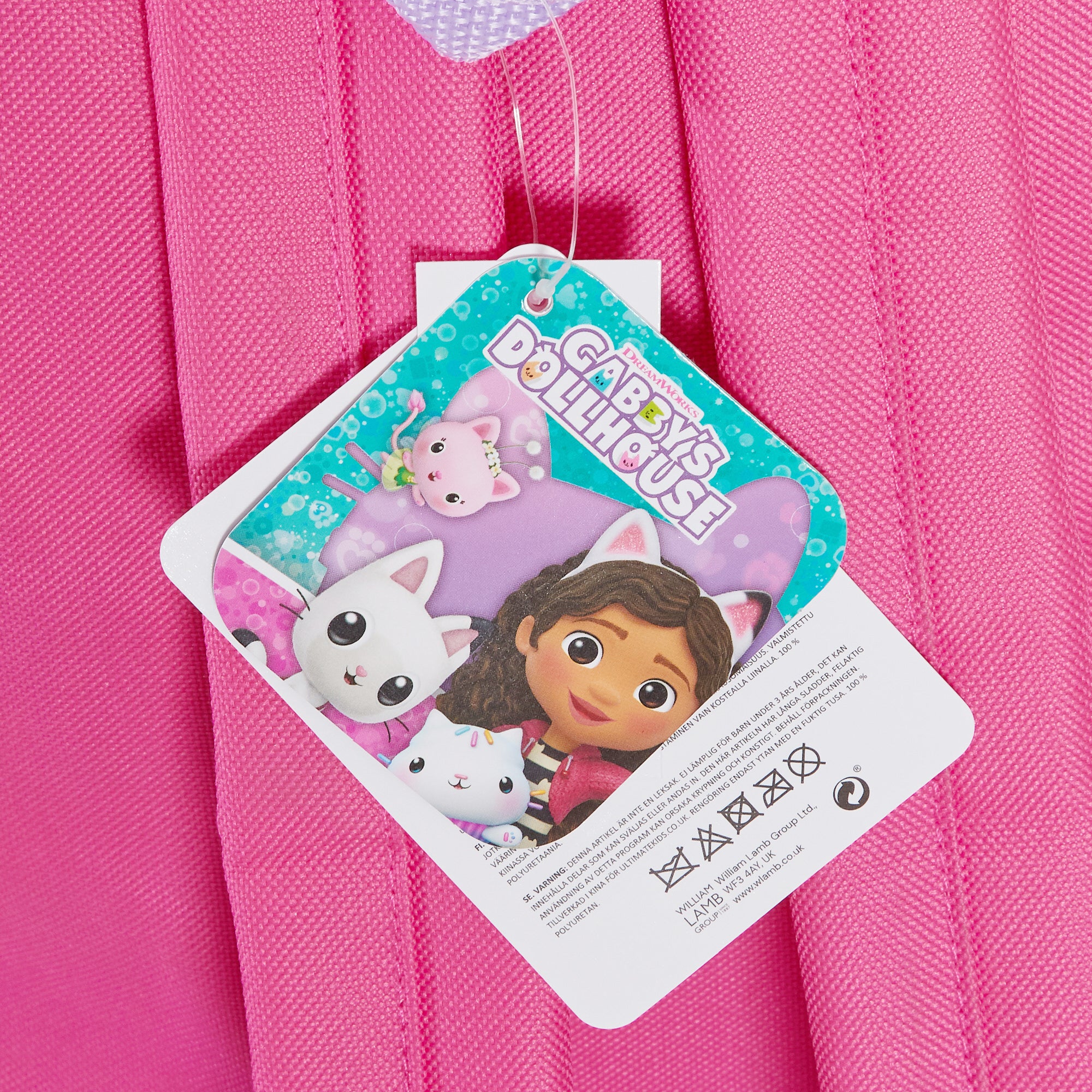Gabbys Dollhouse Backpack + Lunch Bag + Pencil Case Girls 3 Piece School Bag Set