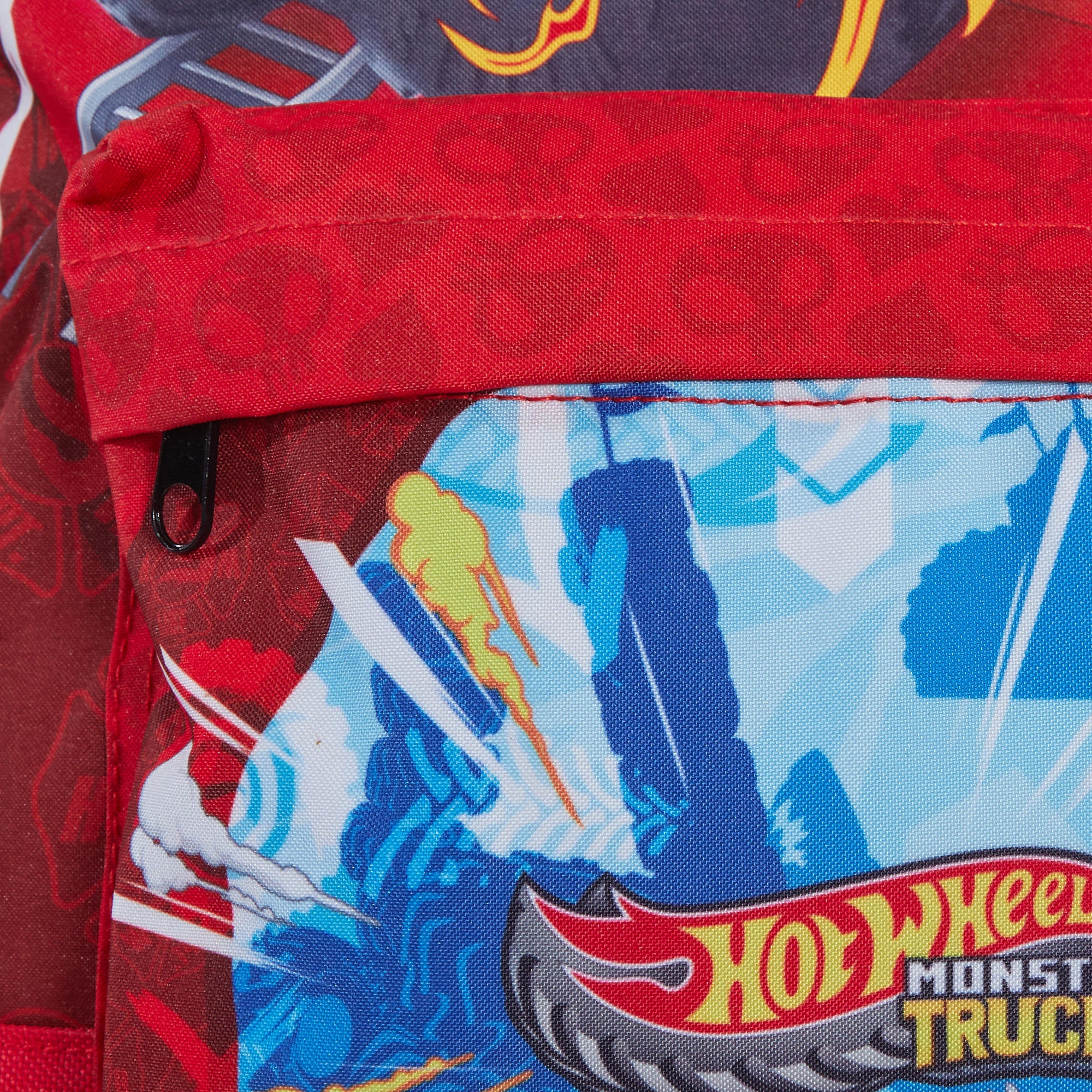 Hot Wheels Monster Trucks Backpack + Lunch Bag + Pencil Case 3 Piece  Bag Set