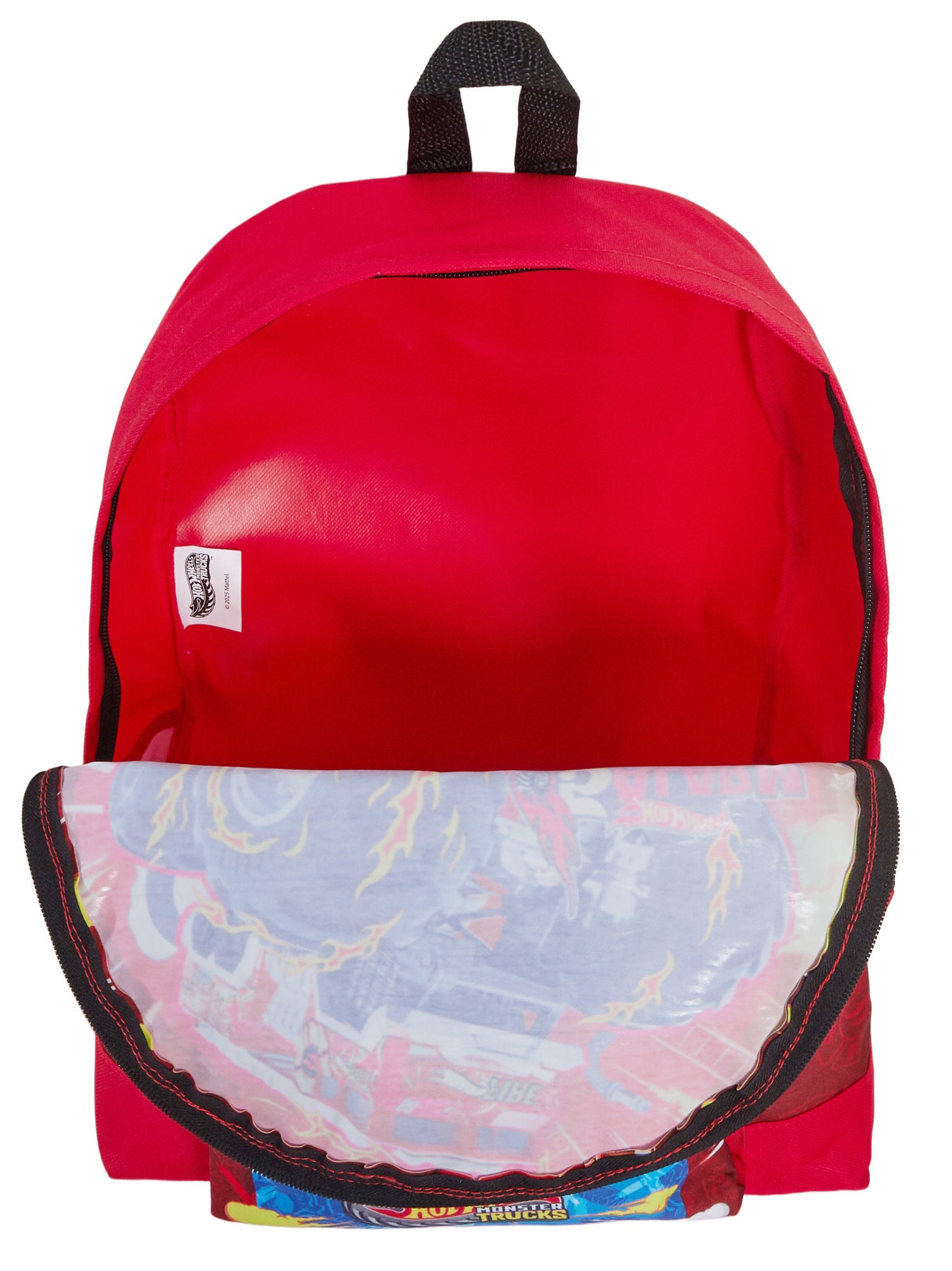 Hot Wheels Monster Trucks Backpack + Lunch Bag + Pencil Case 3 Piece  Bag Set