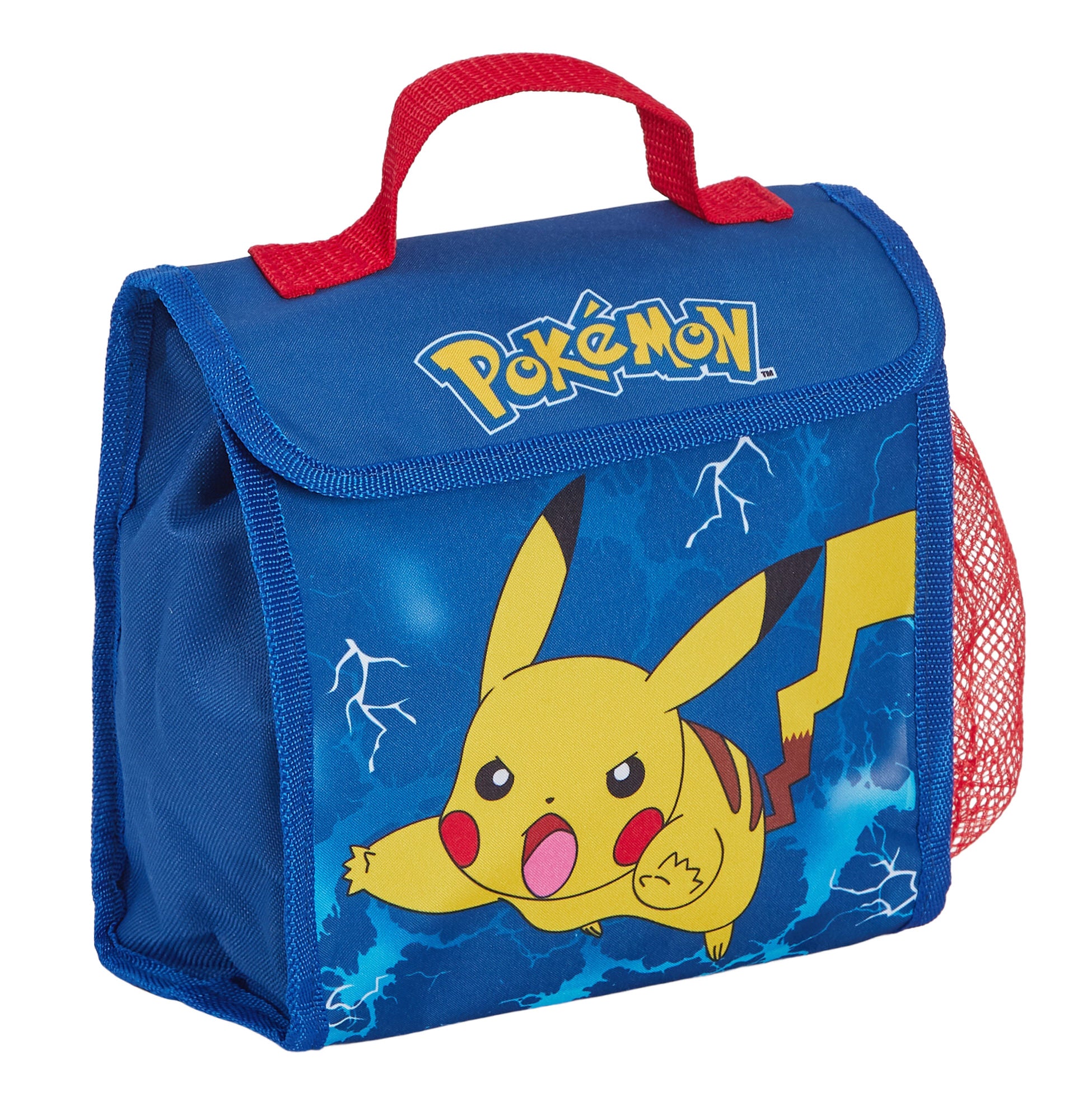 Pokemon Backpack + Lunch Bag + Pencil Case 3 Piece Pikachu School Bag Set Gift