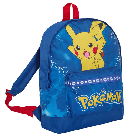 Pokemon Backpack + Lunch Bag + Pencil Case 3 Piece Pikachu School Bag Set Gift