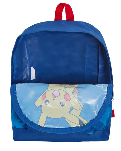 Pokemon Backpack + Lunch Bag + Pencil Case 3 Piece Pikachu School Bag Set Gift