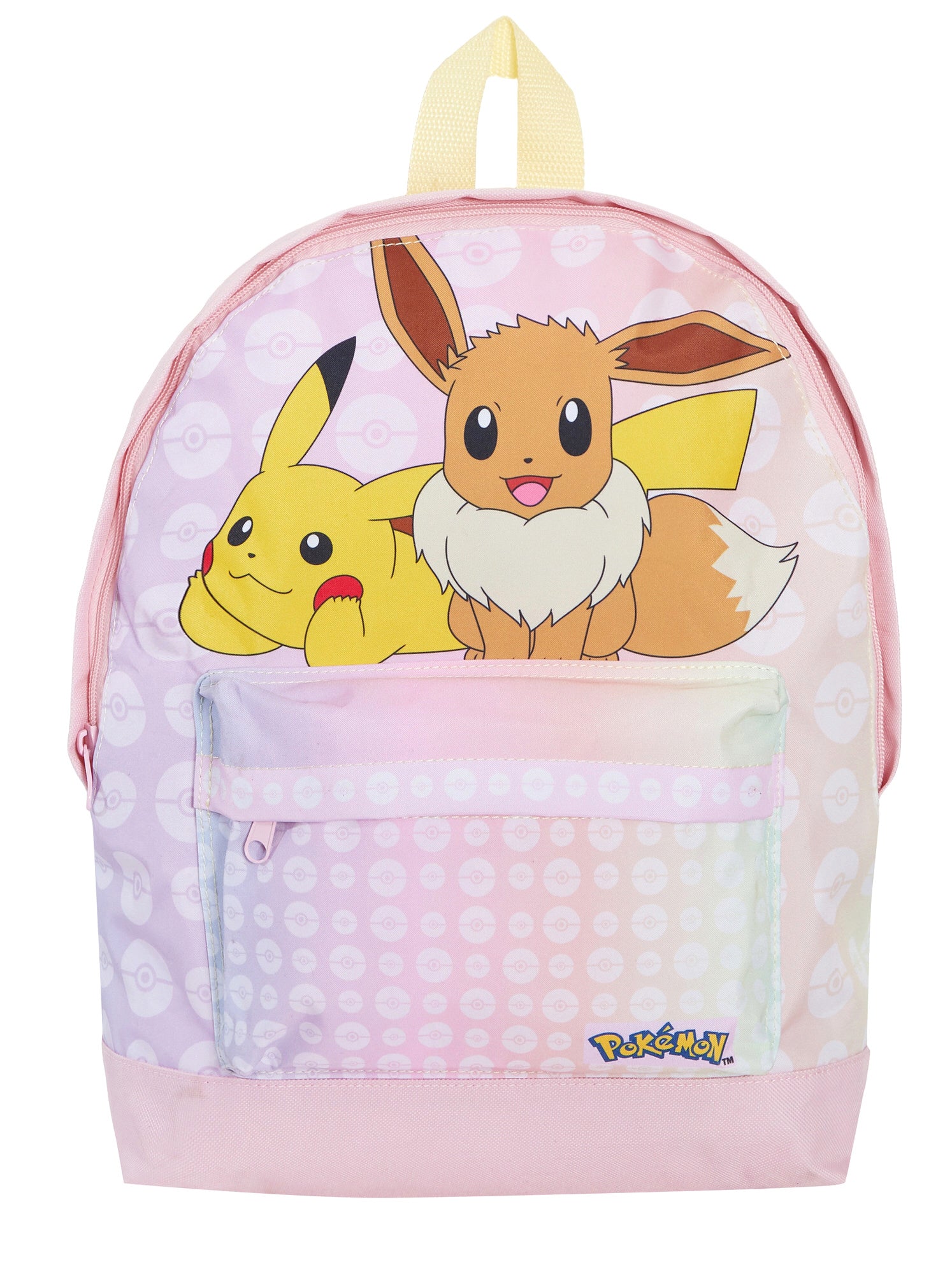 Girls Pokemon Backpack + Lunch Bag + Pencil Case 3 Piece Pikachu Eevee Bag Set