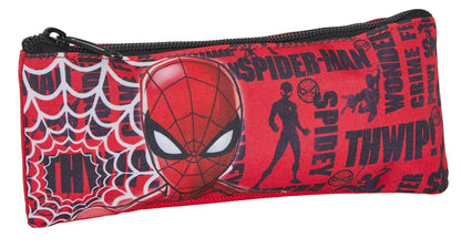 Spiderman Backpack + Lunch Bag + Pencil Case Boys 3 Piece Marvel School Bag Set