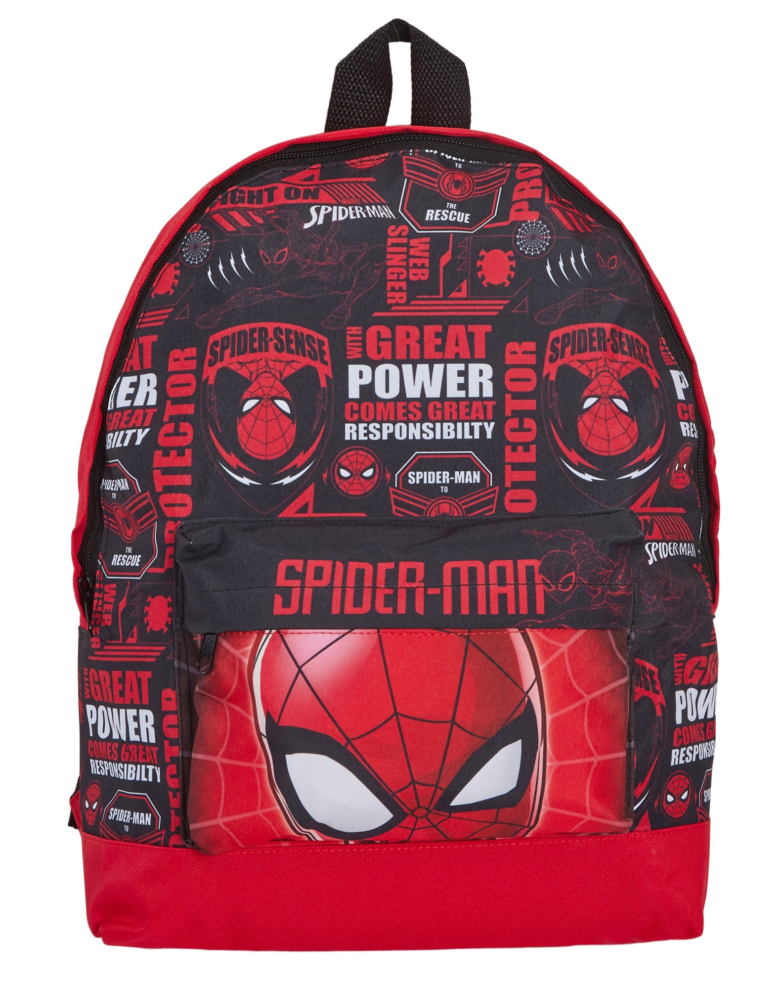 Spiderman Backpack + Lunch Bag + Pencil Case Boys 3 Piece Marvel School Bag Set