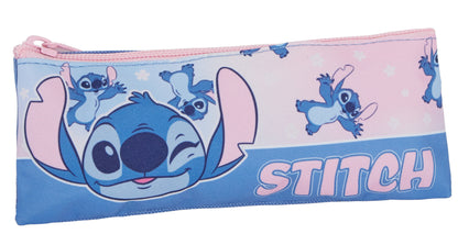 Disney Stitch Backpack + Lunch Bag + Pencil Case Girls 3 Piece School Bag Set