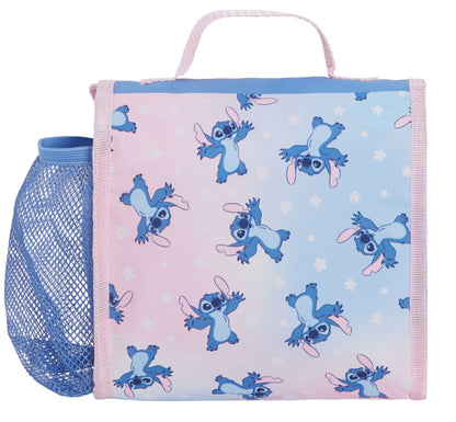 Disney Stitch Backpack + Lunch Bag + Pencil Case Girls 3 Piece School Bag Set