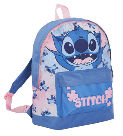 Disney Stitch Backpack + Lunch Bag + Pencil Case Girls 3 Piece School Bag Set