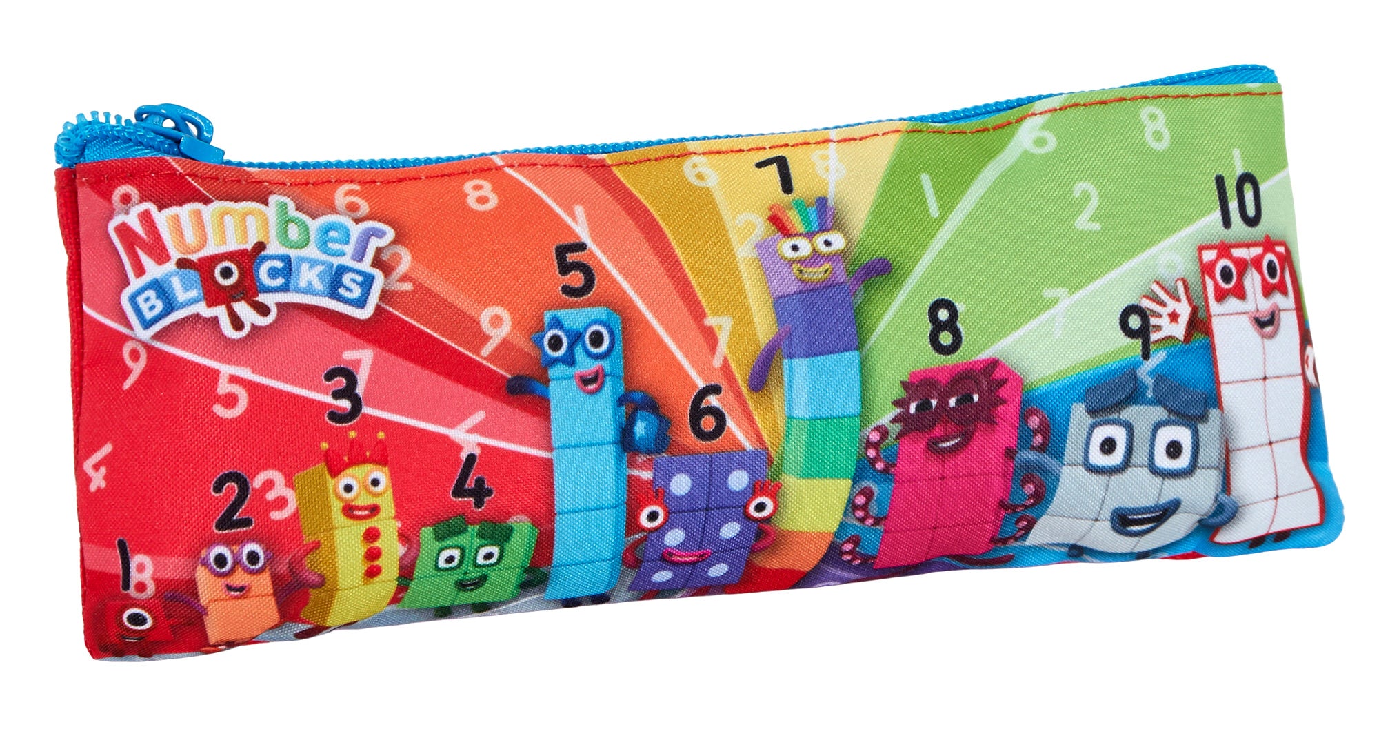 Numberblocks Backpack + Lunch Bag + Pencil Case Kids 3 Piece Nursey School Bag