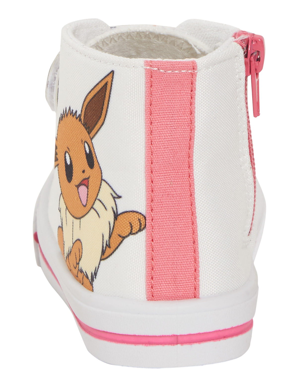 Girls Pokemon Hi Top Trainers Kids Pikachu Eevee Canvas Shoes Pilmsolls Pumps