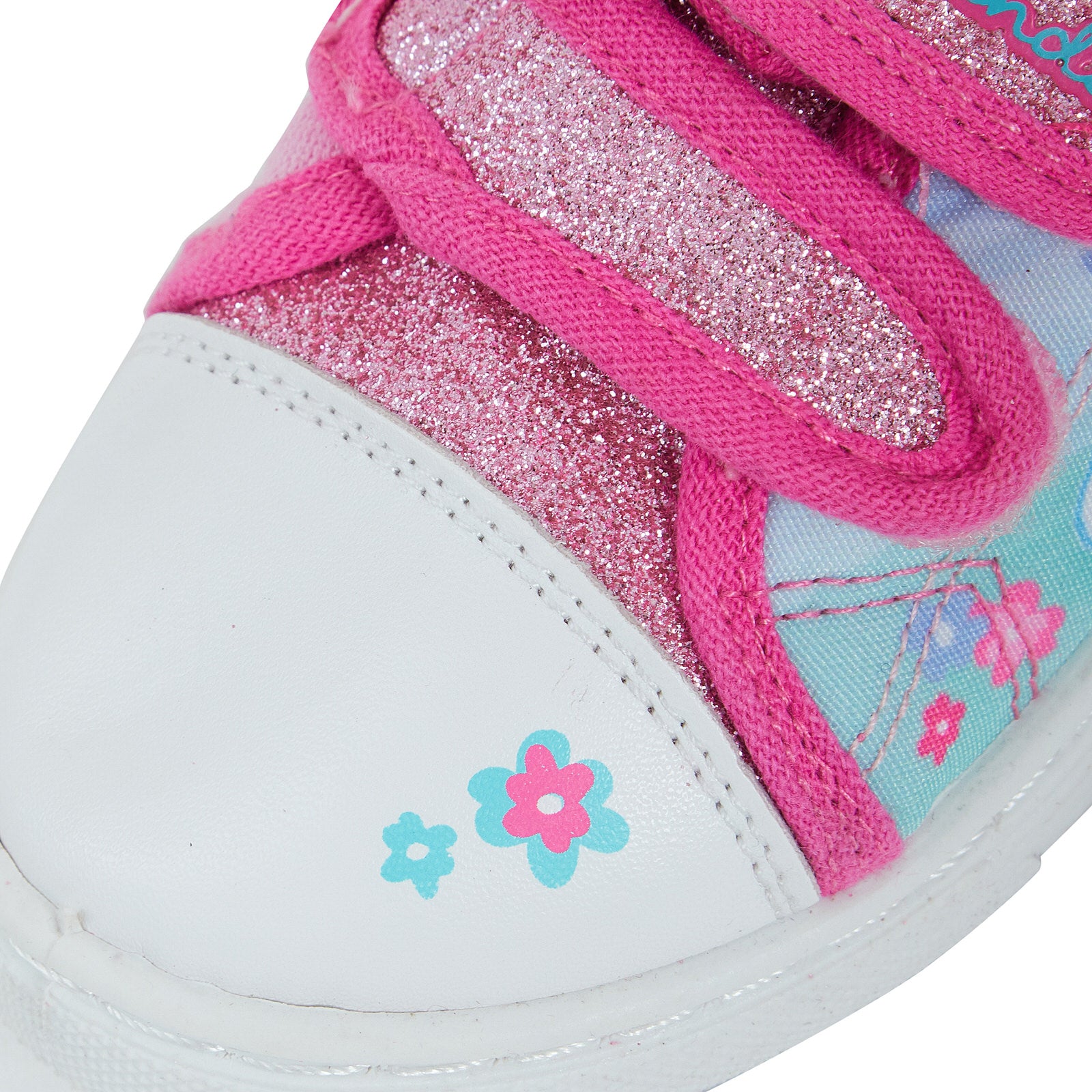 Kids Peppa Pig Canvas Pumps Girls Easy Touch Fasten Plimsolls Trainers Shoes