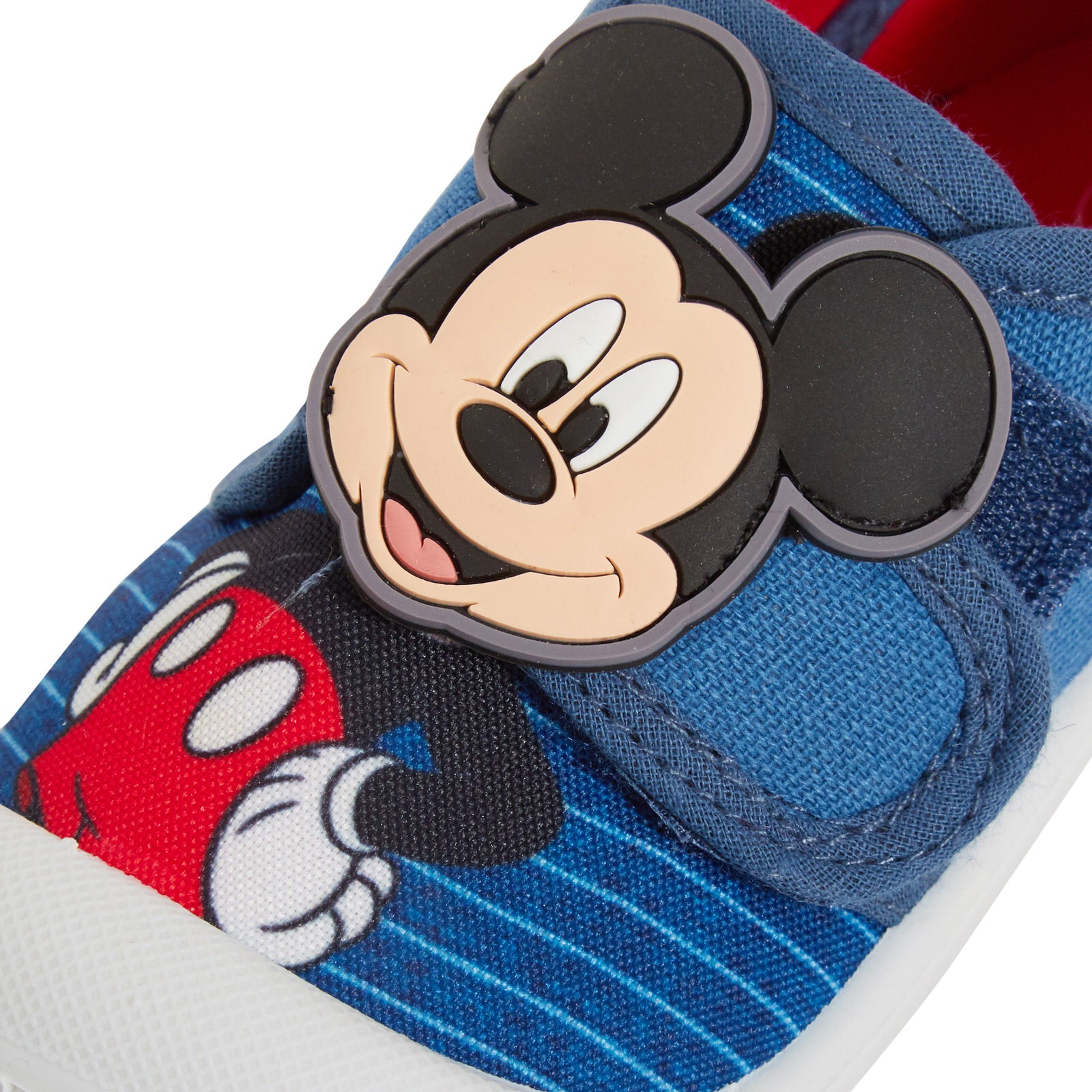 Boys Disney Mickey Mouse Canvas Pumps Toddler First Walkers Plimsolls Trainers
