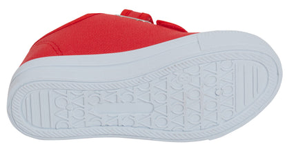 Kids Canvas Pumps Boys Trainers Girls Plimsolls Unisex Easy Fasten Casual Shoes