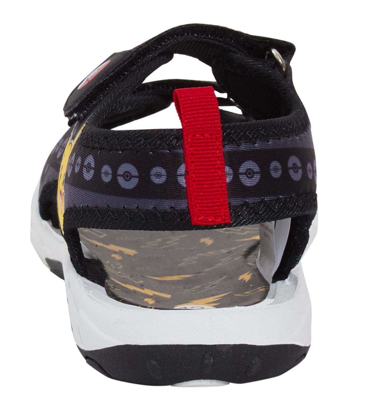 Pokemon Sports Sandals For Boys Kids Pikachu Open Toe Easy Fasten Summer Shoes