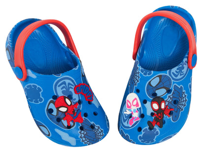 Boys Spidey and His Amazing Friends Clog Sandals + Charms Sliders Beach Shoes
