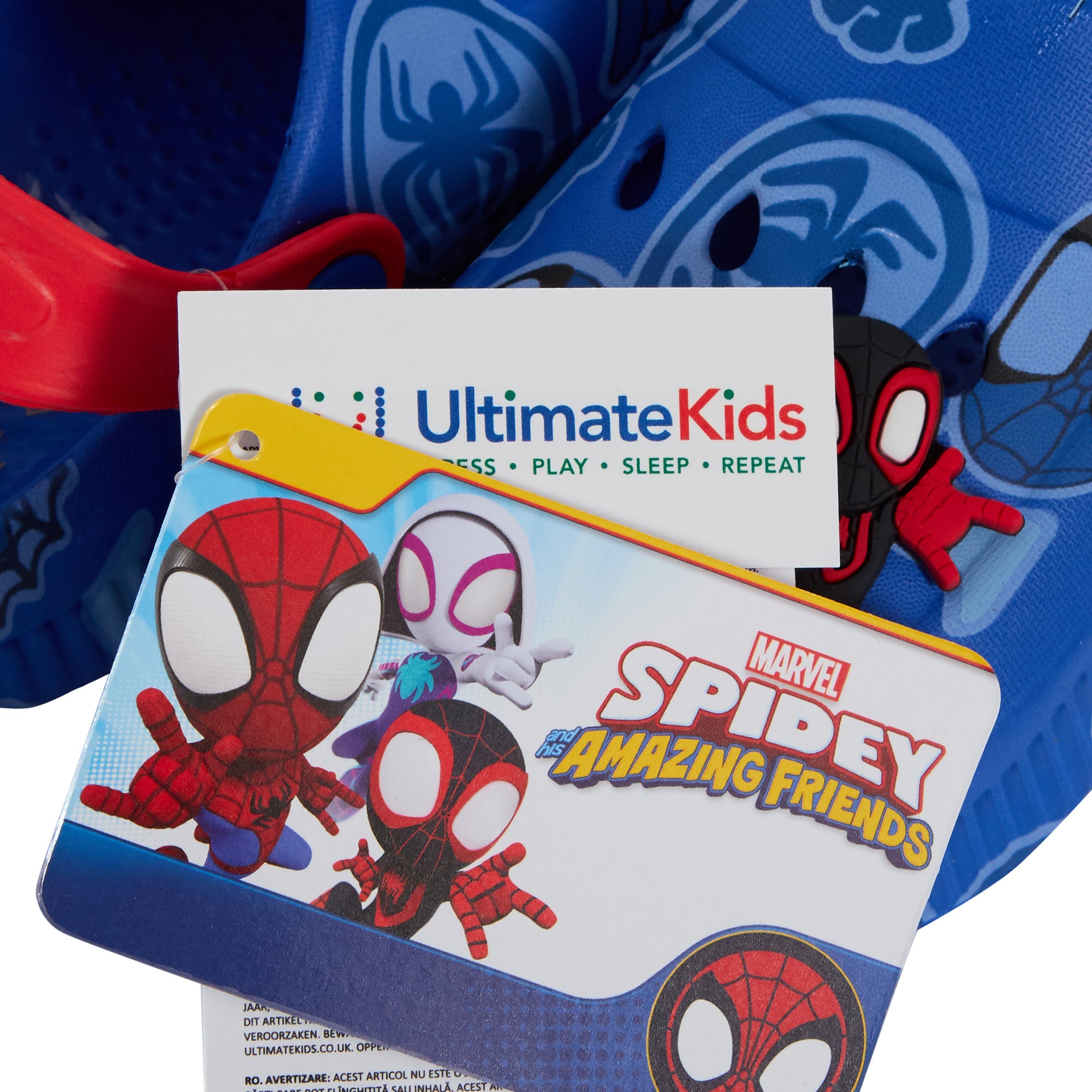 Boys Spidey and His Amazing Friends Clog Sandals + Charms Sliders Beach Shoes