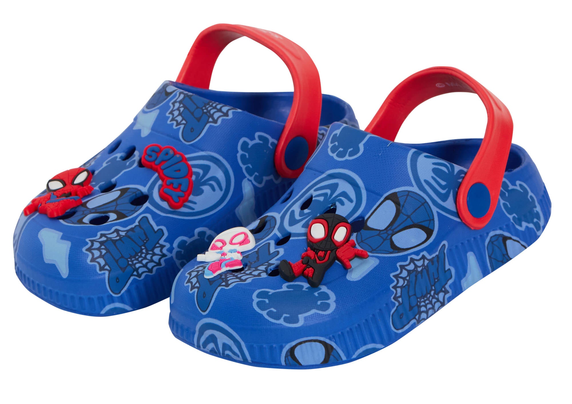 Boys Spidey and His Amazing Friends Clog Sandals + Charms Sliders Beach Shoes