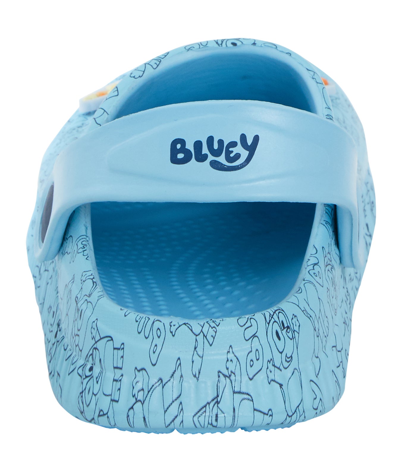 Girls Boys Bluey Clogs Sandals + Charms Kids Summer Sliders + Strap Beach Shoes