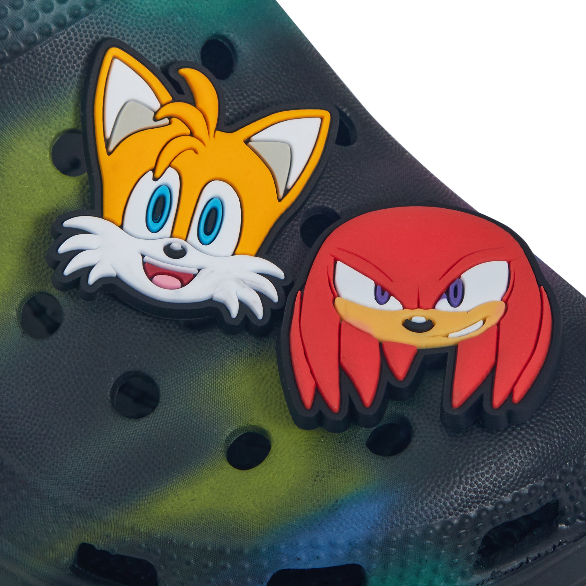 Boys Sonic The Hedgehog Clogs + Charms Sandals Kids Summer Sliders Beach Shoes