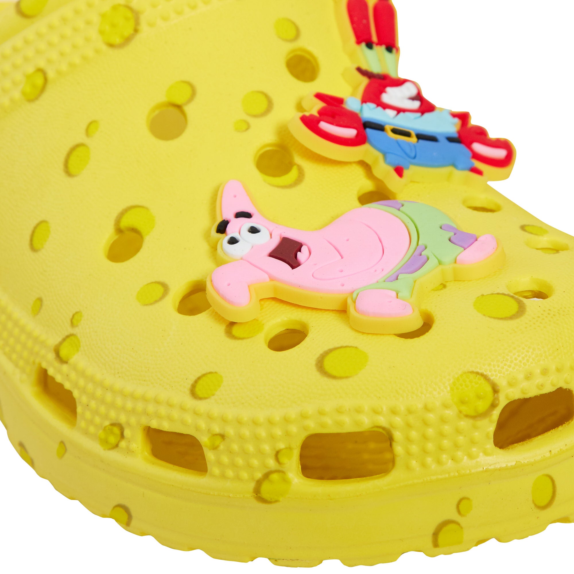 SpongeBob SquarePants Clogs with Charms Sandals Kids Summer Sliders Beach Shoes