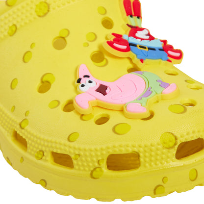 SpongeBob SquarePants Clogs with Charms Sandals Kids Summer Sliders Beach Shoes