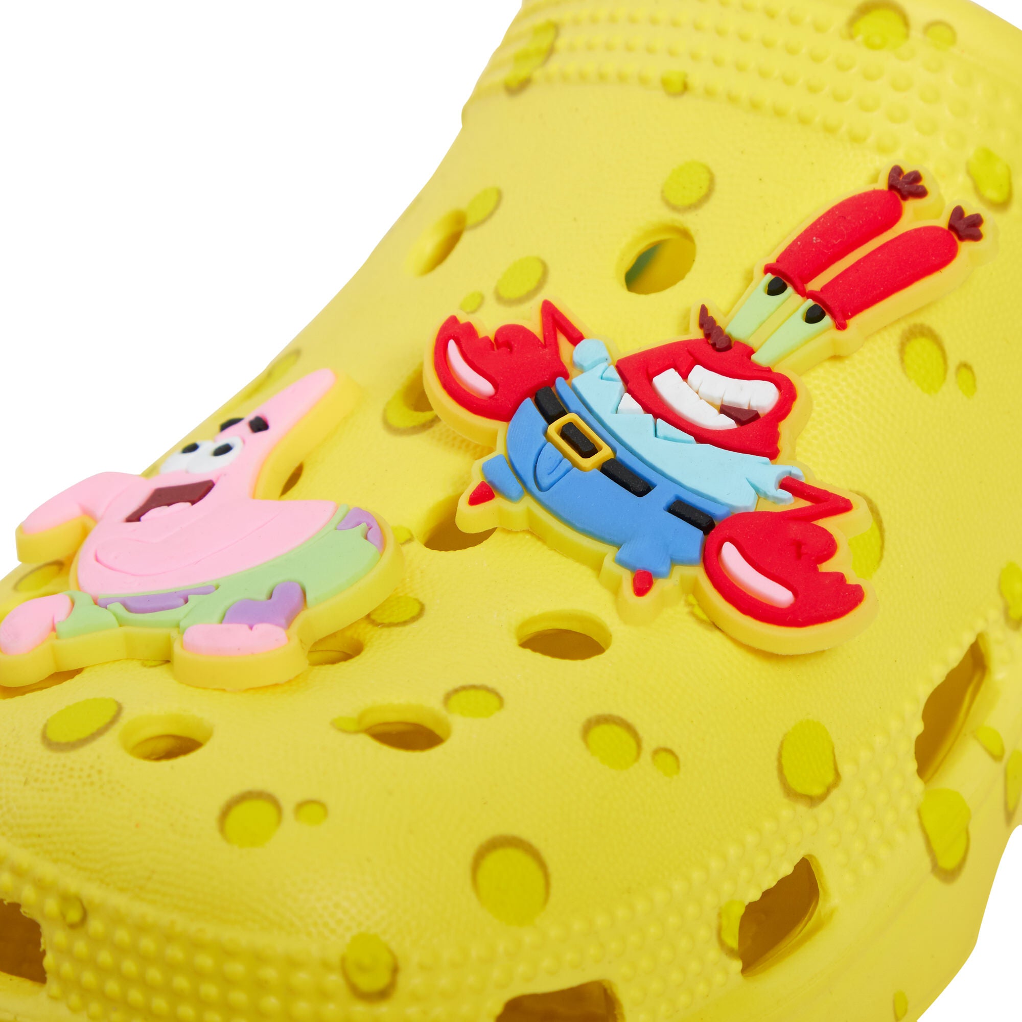 SpongeBob SquarePants Clogs with Charms Sandals Kids Summer Sliders Beach Shoes