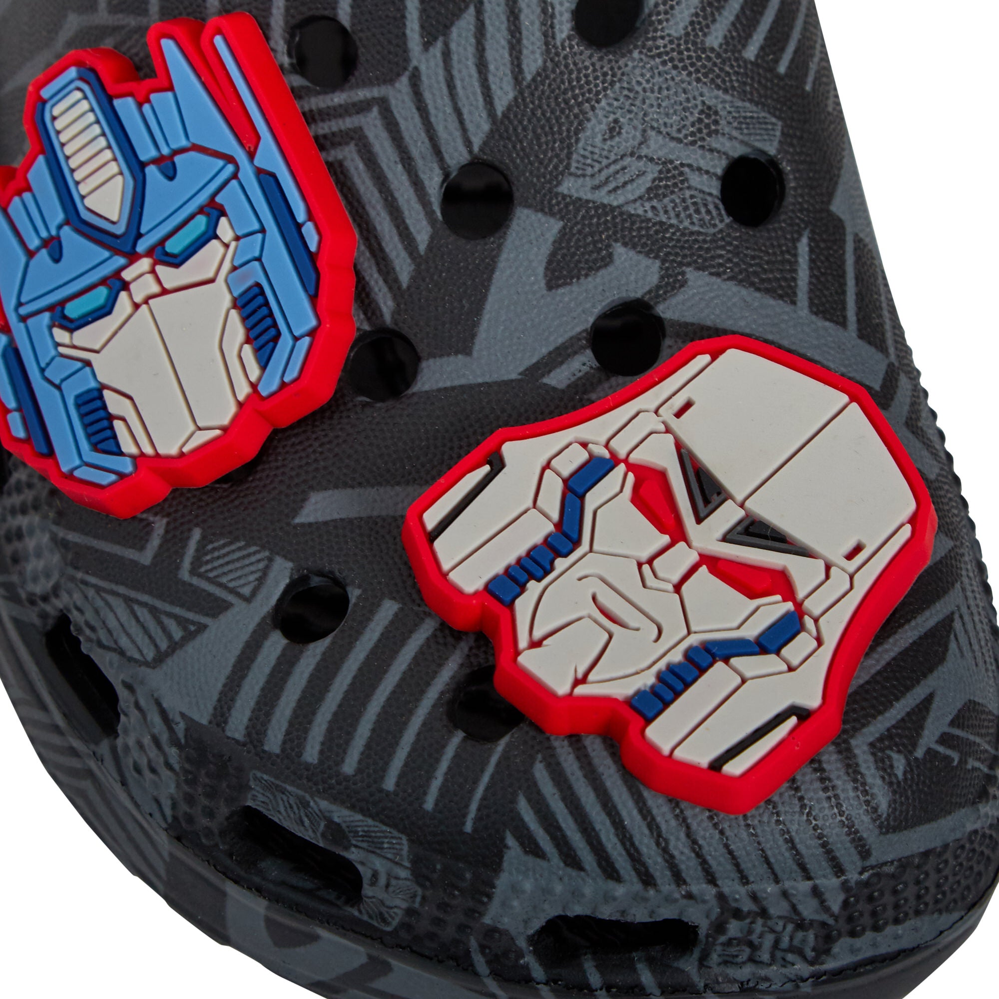 Boys Transformers Clogs + Charms Kids Sandals Optimus Prime Sliders Beach Shoes