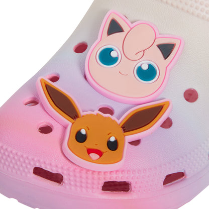 Girls Pokemon Clogs + Charms Kids Sandals Pikachu Eevee Sliders Beach Shoes
