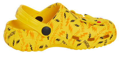 Pokemon Pikachu Clogs + Charms Kids Sandals Boys Girls Sliders Strap Beach Shoes