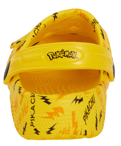Pokemon Pikachu Clogs + Charms Kids Sandals Boys Girls Sliders Strap Beach Shoes
