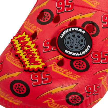 Boys Disney Cars Clogs + Charms Kids Sandals Lightning McQueen Sliders + Strap