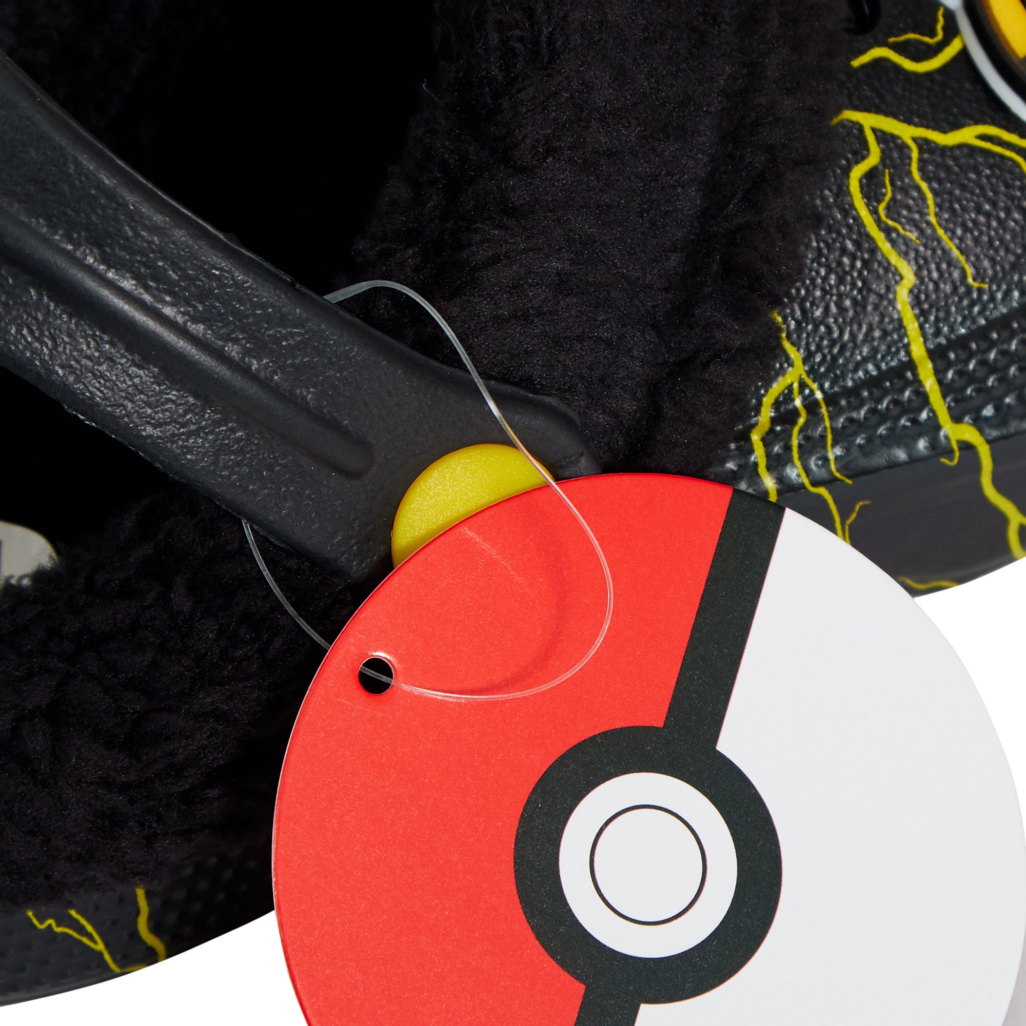 Pokemon Pikachu Clogs Borg Fur Fleece Lined with Charms Slippers House Shoes