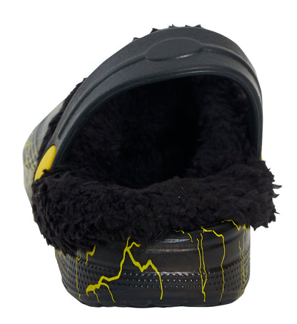 Pokemon Pikachu Clogs Borg Fur Fleece Lined with Charms Slippers House Shoes