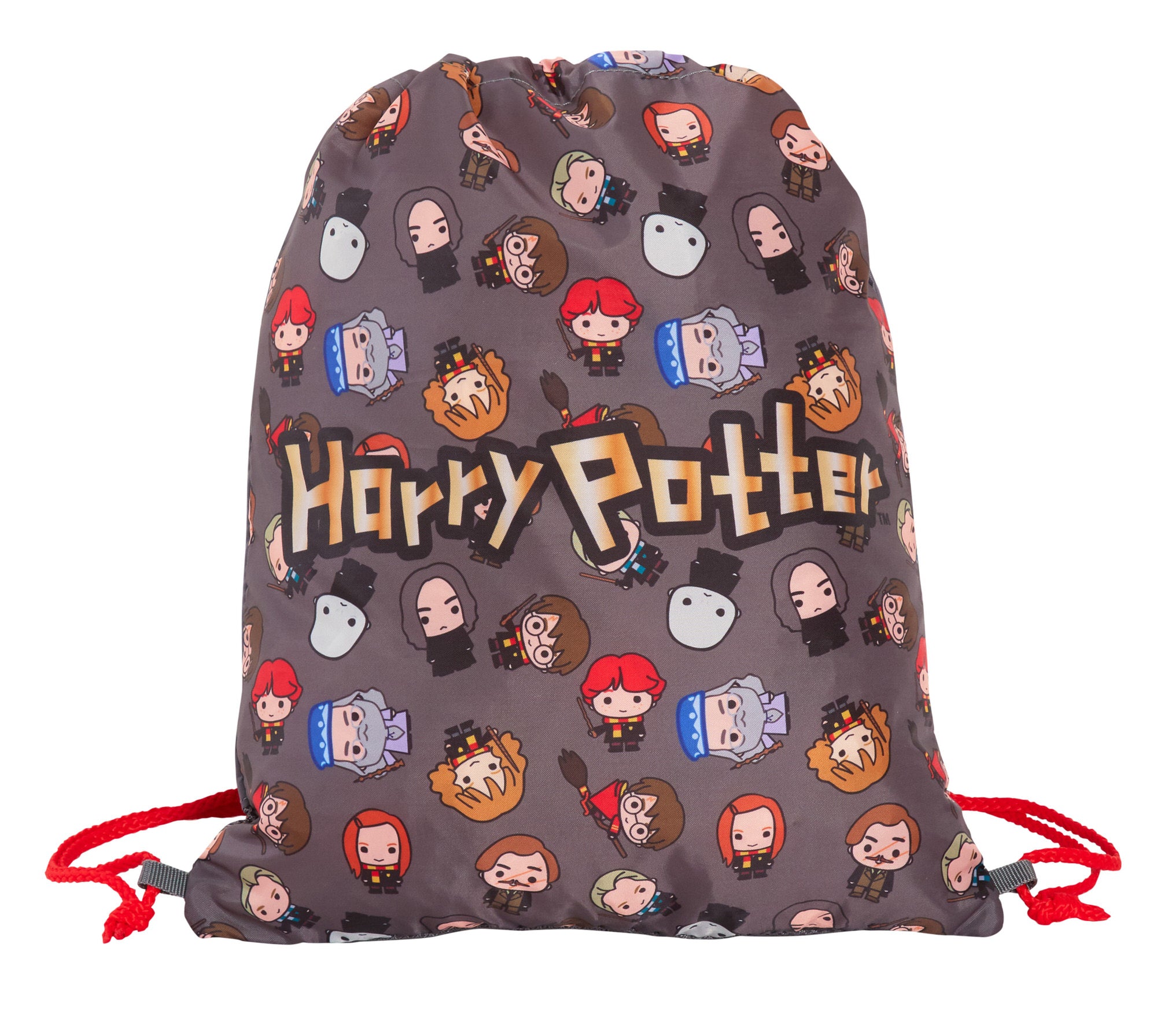 Harry Potter Chibi Drawstring Gym Bag Kids School Trainer Swim Bag Backpack Gift