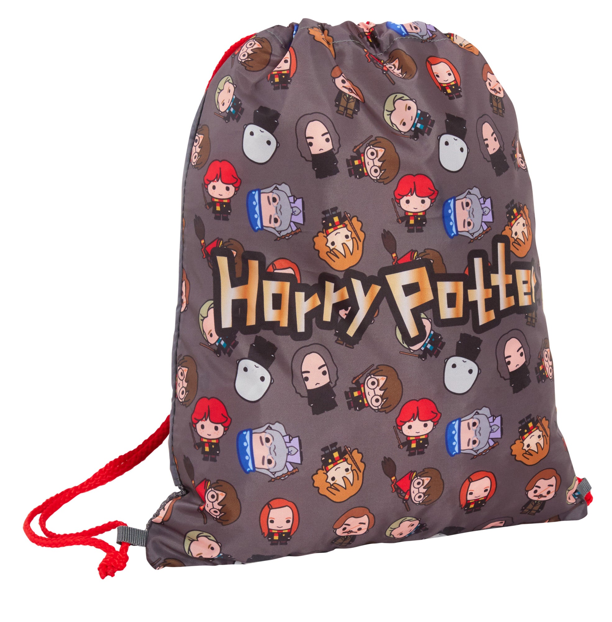Harry Potter Chibi Drawstring Gym Bag Kids School Trainer Swim Bag Backpack Gift