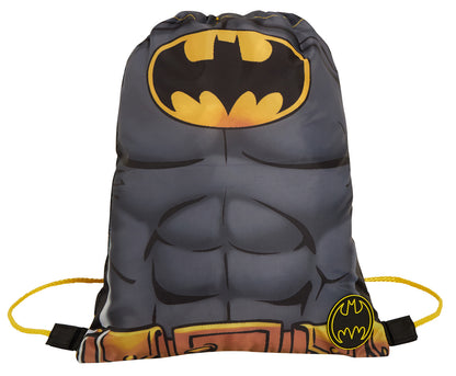 Boys DC Comics Batman Drawstring Gym Bag Kids Sports Swimming PE Kit Rucksack