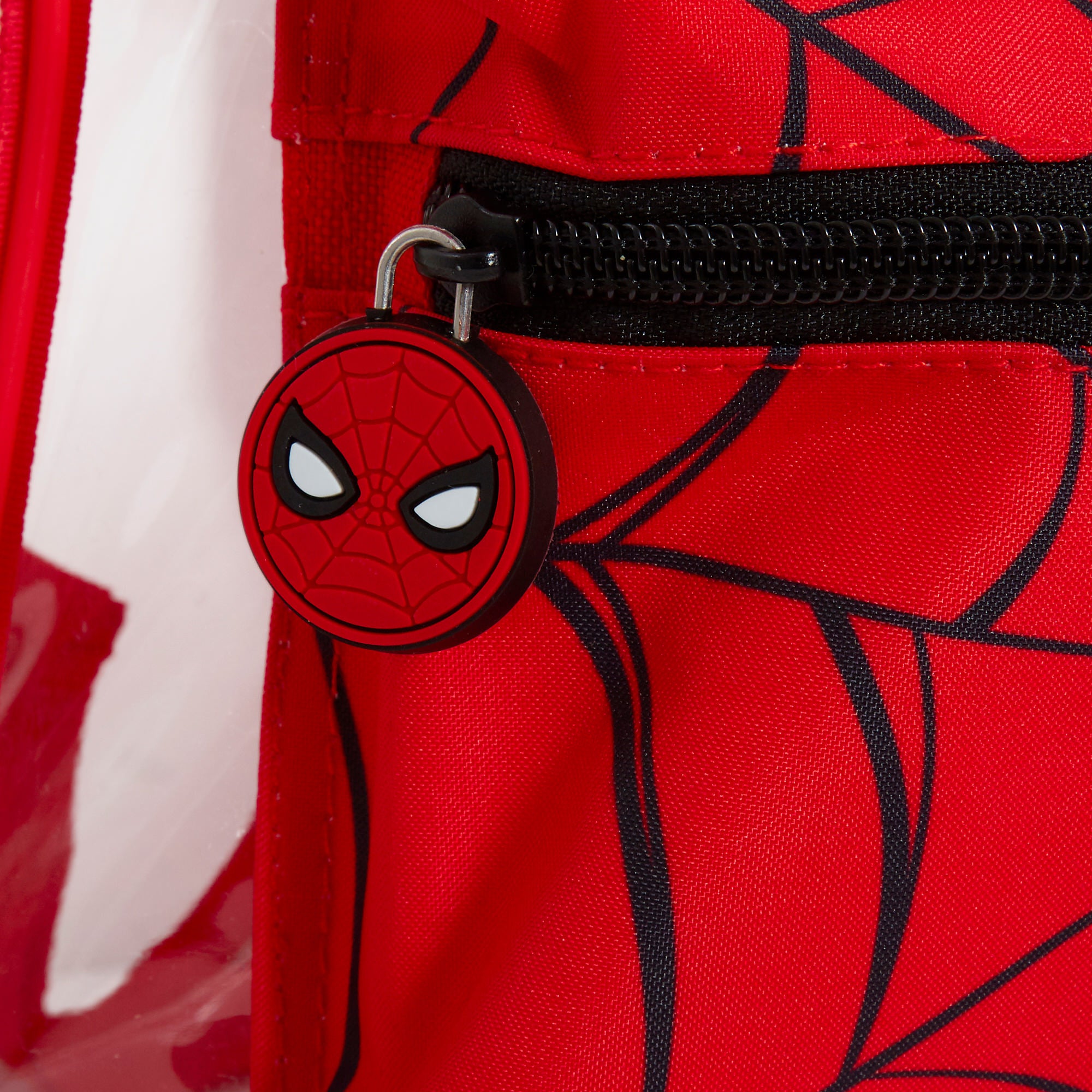 Spiderman Transparent Backpack Boys Swimming Bag Kids School Wipeable Clear Bag