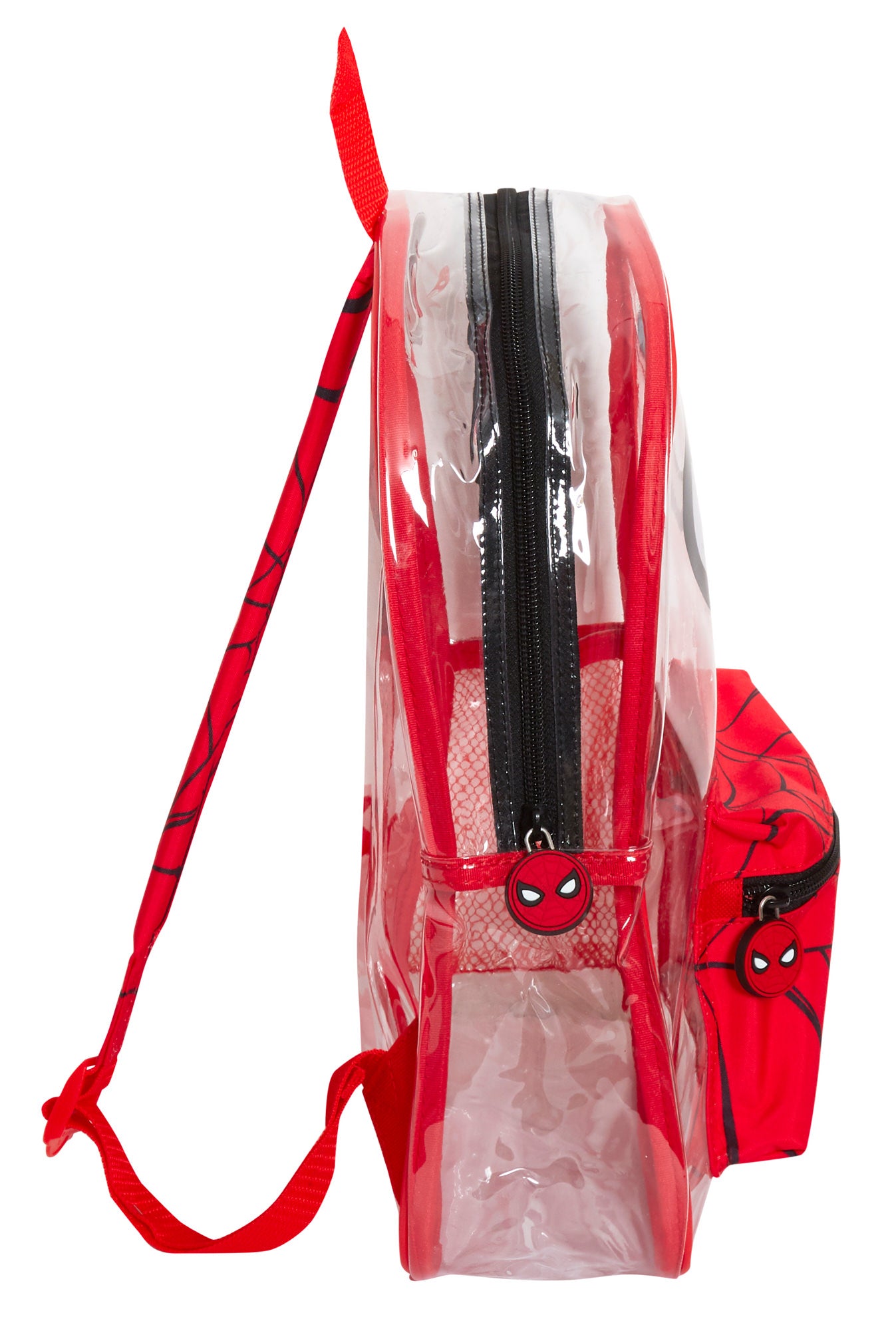 Spiderman Transparent Backpack Boys Swimming Bag Kids School Wipeable Clear Bag