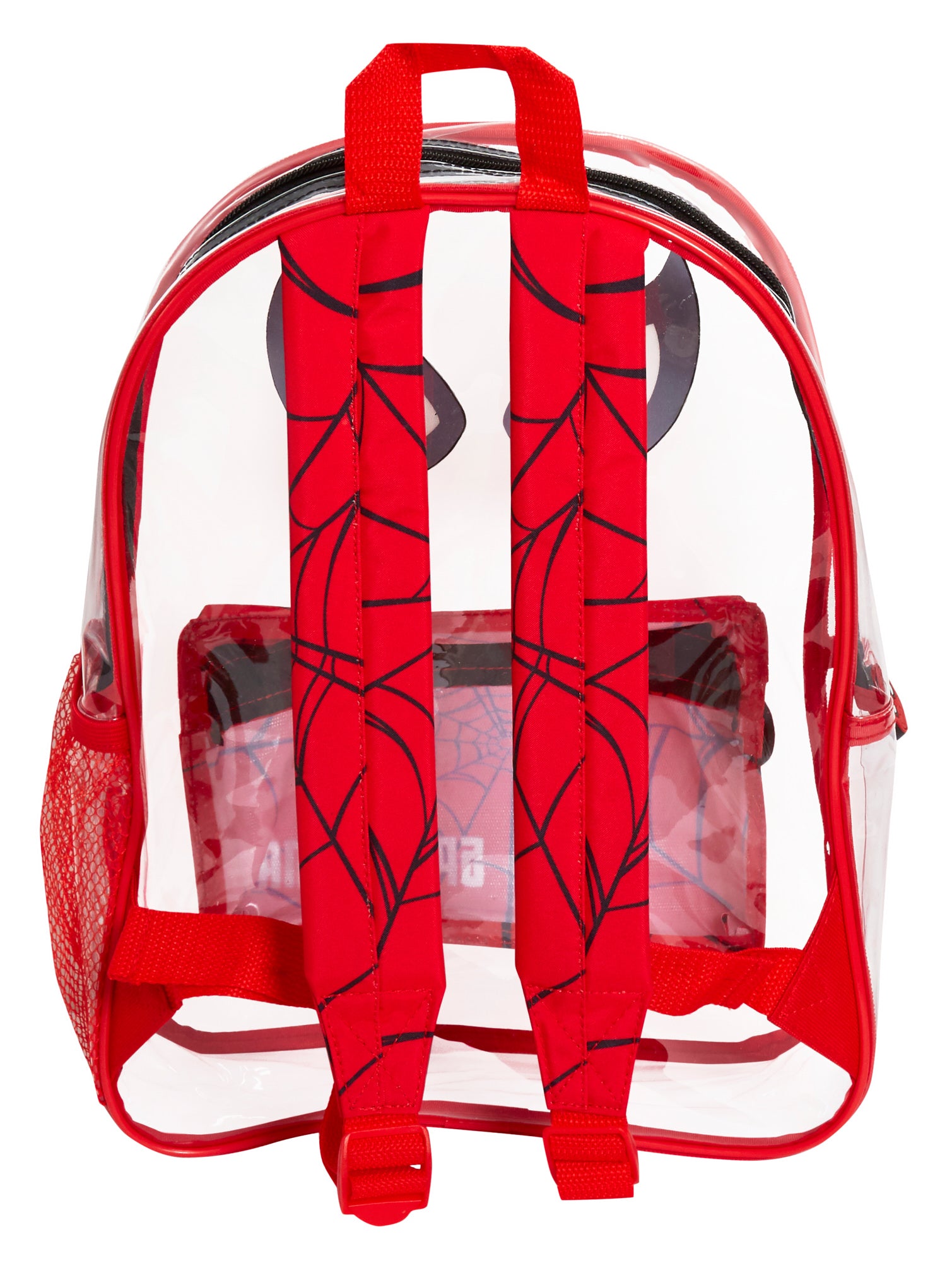 Spiderman Transparent Backpack Boys Swimming Bag Kids School Wipeable Clear Bag