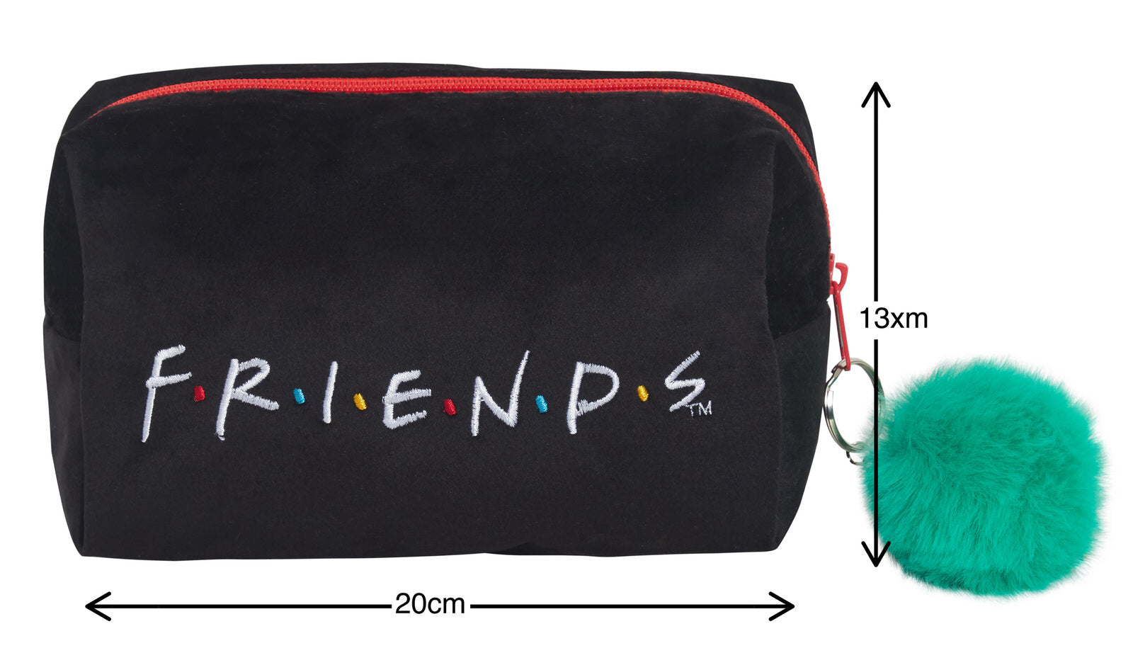 FRIENDS Make Up Bag for Women Central Perk Cosmetic Toiletries Bag Pencil Case