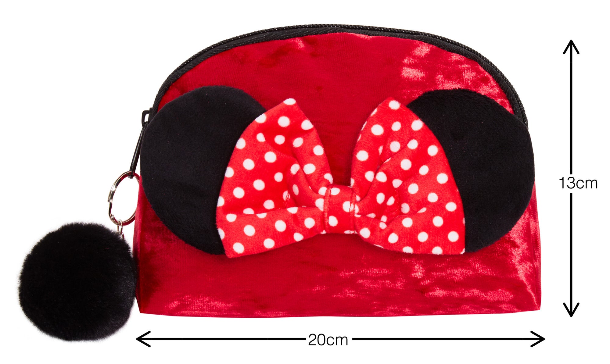 Minnie Mouse Make Up Bag for Women Disney Cosmetic Toiletries Bag Pencil Case
