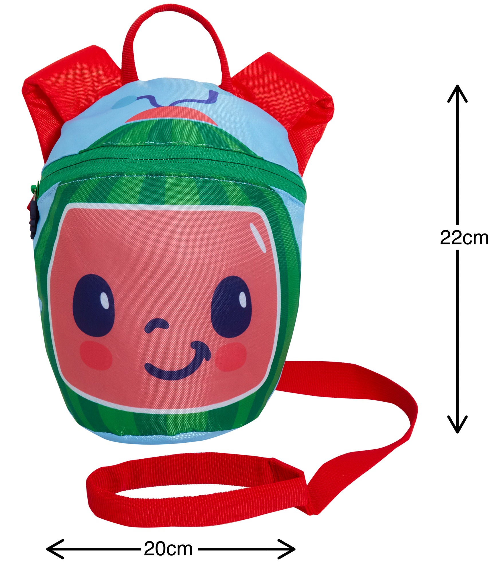 CoComelon Backpack With Reins Boys Girls Detachable Safety Harness Nursery Bag